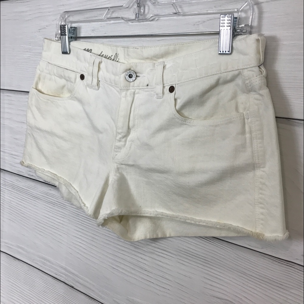 Women’s white Madewell Jean shorts size 27